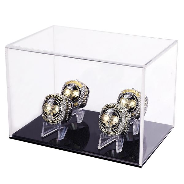 4 slot championship ring display case box | baseball basketball softball hockey high school tournament finalist college class sport champion, Black;white
4 slot championship ring display case box | baseball basketball softball hockey high school tournament finalist college class sport champion, Black;white