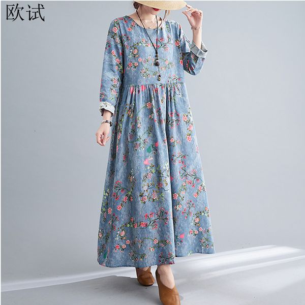 casual dresses long sleeve flower cotton dress women spring vintage floral ladies dresses woman casual dress womens vestidos robe femme 2303, Black;gray
casual dresses long sleeve flower cotton dress women spring vintage floral ladies dresses woman casual dress womens vestidos robe femme 2303, Black;gray