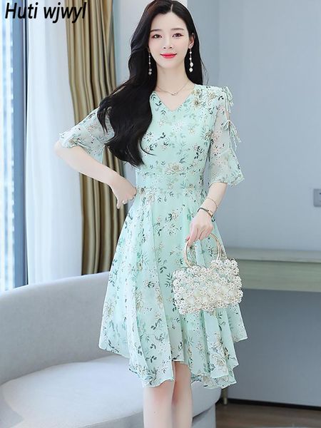 casual dresses women floral chiffon butterfly sleeve chic midi dress summer casual boho beach dress elegant bodycon party prom dress 230316, Black;gray
casual dresses women floral chiffon butterfly sleeve chic midi dress summer casual boho beach dress elegant bodycon party prom dress 230316, Black;gray