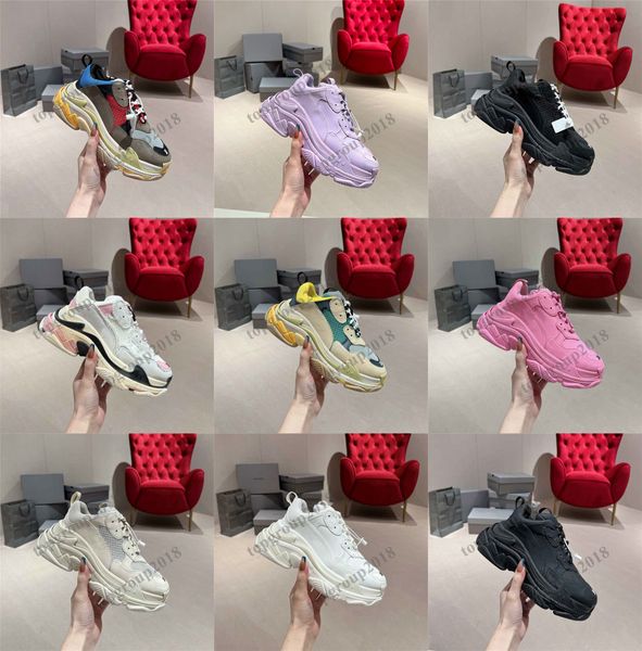 designer casual paris triple s female platform sneakers ba daddy shoe plate-forme women mens tenis feminino female woman trainers, Black
designer casual paris triple s female platform sneakers ba daddy shoe plate-forme women mens tenis feminino female woman trainers, Black