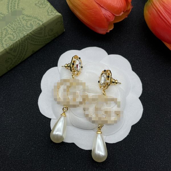 high classic 18k gold plated stud designer double g earring luxury geometric crystal heart-shaped couple earrings for woman wedding birthday, Golden;silver
high classic 18k gold plated stud designer double g earring luxury geometric crystal heart-shaped couple earrings for woman wedding birthday, Golden;silver
