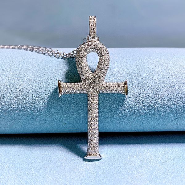 handmade moissanite diamond cross necklace 100% real 925 sterling silver party wedding pendants necklaces for women men jewelry, Black
handmade moissanite diamond cross necklace 100% real 925 sterling silver party wedding pendants necklaces for women men jewelry, Black