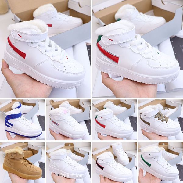 2022 skate shoes jogging sneakers mid kids high classic white hook loop designers toddler antislip board infant 28-35, Black
2022 skate shoes jogging sneakers mid kids high classic white hook loop designers toddler antislip board infant 28-35, Black