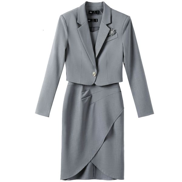 women's suits blazers lenshin 2 piece gray set formal dress suit office lady women autunm business blazer and sleeveless clothes 230316, White;black
women's suits blazers lenshin 2 piece gray set formal dress suit office lady women autunm business blazer and sleeveless clothes 230316, White;black