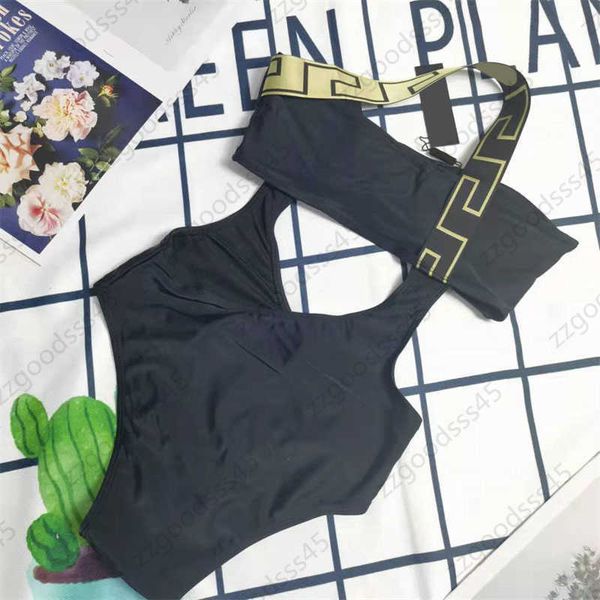 black fashion swimsuit designers bikini summer womens backless letter-printed one-piece swimwear suit ladies beach bathing clothes, White;black
black fashion swimsuit designers bikini summer womens backless letter-printed one-piece swimwear suit ladies beach bathing clothes, White;black