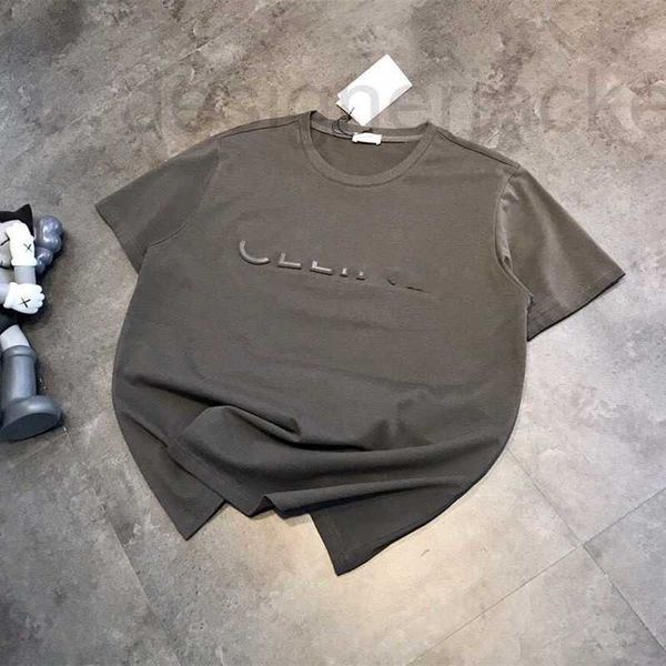 women's t-shirt designer steel-printed three-dimensional letter solid color t-shirt spring summer new men's women's loose ver, White
women's t-shirt designer steel-printed three-dimensional letter solid color t-shirt spring summer new men's women's loose ver, White
