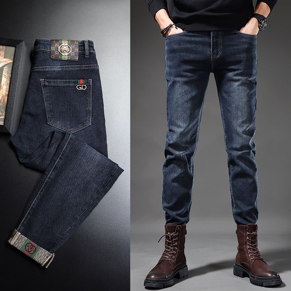 mens luxury brand jean slightly flared slim fit blue black trousers designer classic male stretch denim pants
mens luxury brand jean slightly flared slim fit blue black trousers designer classic male stretch denim pants