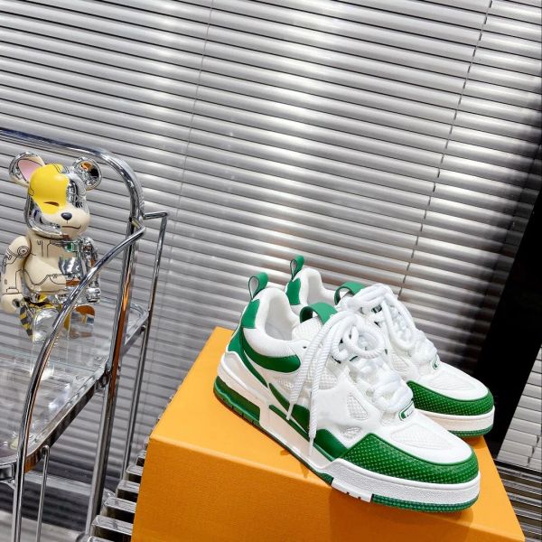 casual shoes 2023 designer skate sneaker virgil calfskin leather abloh black white green red blue overlays size35-45
casual shoes 2023 designer skate sneaker virgil calfskin leather abloh black white green red blue overlays size35-45