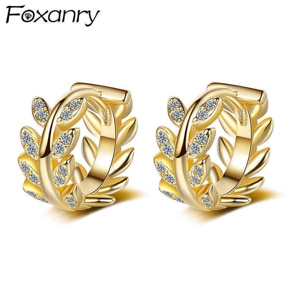 charm anry silver color hoop earrings for women new trend elegant creative leaves zircon bride jewelry gifts prevent allergy l230315, Golden
charm anry silver color hoop earrings for women new trend elegant creative leaves zircon bride jewelry gifts prevent allergy l230315, Golden