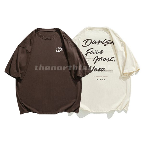 fashion brand mens t shirt simple letter print short sleeve casual loose women's t-shirt high street couple dress asian size m-2xl, White;black
fashion brand mens t shirt simple letter print short sleeve casual loose women's t-shirt high street couple dress asian size m-2xl, White;black