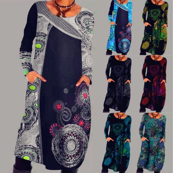 casual dresses women loose vintage ruffles dress large big printed spring long full sleeve boho casual party pocket dresses 5xl 230316, Black;gray
casual dresses women loose vintage ruffles dress large big printed spring long full sleeve boho casual party pocket dresses 5xl 230316, Black;gray