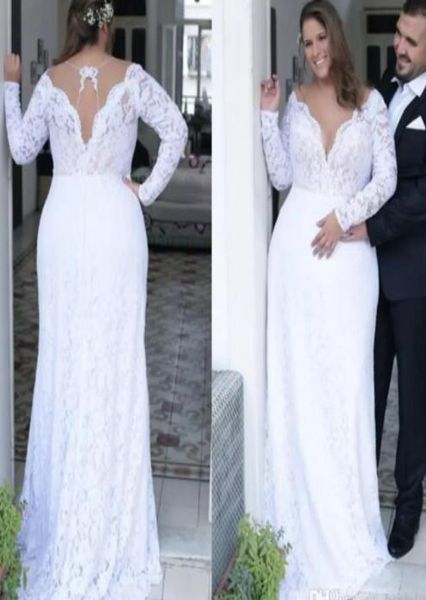 plus size wedding dresses long sleeves full lace bohemian beach bridal gowns vestido de novia1588113, White
plus size wedding dresses long sleeves full lace bohemian beach bridal gowns vestido de novia1588113, White