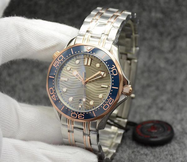 luxury 42mm automatic outdoor men's watch black dial with stainless steel bracelet, Slivery;brown
luxury 42mm automatic outdoor men's watch black dial with stainless steel bracelet, Slivery;brown