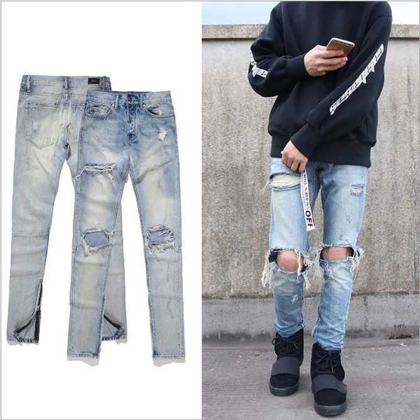 jeans mens am1r1 trousers pants mirri ripped fashion designer brand new men's white embroidery patch elastic slim denim hip hop high ir, Blue
jeans mens am1r1 trousers pants mirri ripped fashion designer brand new men's white embroidery patch elastic slim denim hip hop high ir, Blue