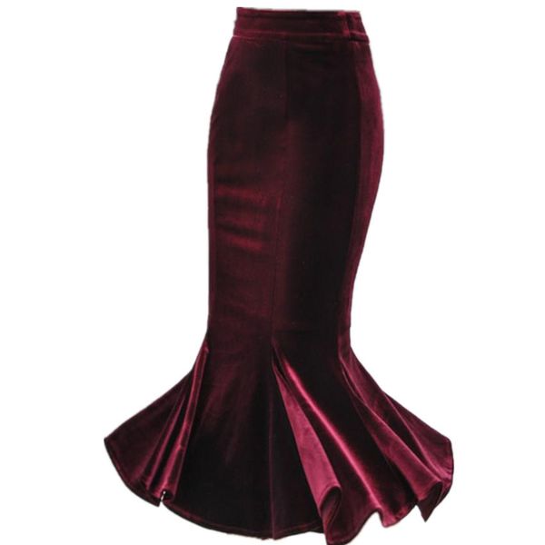 casual dresses vinatge gold velvet mermiad skirt women high waist package hip ol office lady trumpet 230317, Black;gray
casual dresses vinatge gold velvet mermiad skirt women high waist package hip ol office lady trumpet 230317, Black;gray