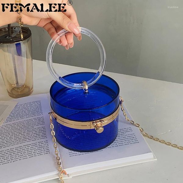 shoulder bags clear acrylic plastic tote fashion ladies round pvc hand-held chain clutch handbags barrel shape messenger bag
shoulder bags clear acrylic plastic tote fashion ladies round pvc hand-held chain clutch handbags barrel shape messenger bag