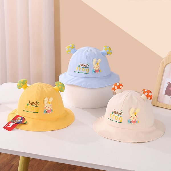 toddler summer beach sun protection rabbit and mushroom bucket hats for baby girls infant beach hat with wide brim kids caps baby cotton sun, Blue;gray
toddler summer beach sun protection rabbit and mushroom bucket hats for baby girls infant beach hat with wide brim kids caps baby cotton sun, Blue;gray