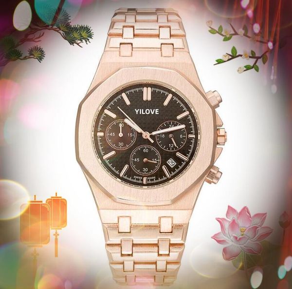 vk men's chronograph no-mechanical quartz watch stainless steel band men clock full functional six pins satch wristwatch orologio di lu, Slivery;brown
vk men's chronograph no-mechanical quartz watch stainless steel band men clock full functional six pins satch wristwatch orologio di lu, Slivery;brown