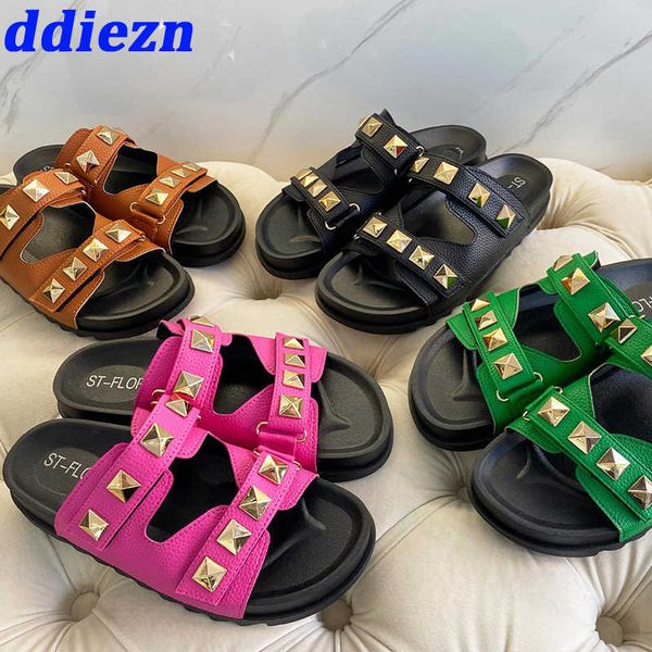 ladies flats shoes female slippers slides sandals summer outdoor beach fashion hook loop rivet slippers shoes for women 2023 0316, Black
ladies flats shoes female slippers slides sandals summer outdoor beach fashion hook loop rivet slippers shoes for women 2023 0316, Black