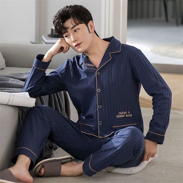 men's sleepwear spring autumn cotton solid color men's pyjamas striped pajamas set casual male sleepwear pyjama night pijamas 4xl, Black;brown
men's sleepwear spring autumn cotton solid color men's pyjamas striped pajamas set casual male sleepwear pyjama night pijamas 4xl, Black;brown