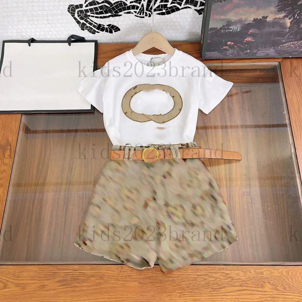 23ss tide brand designer kids t shirts sets canvas shorts tracksuits classic design high end children t-shirts with black short pants two pi, White
23ss tide brand designer kids t shirts sets canvas shorts tracksuits classic design high end children t-shirts with black short pants two pi, White