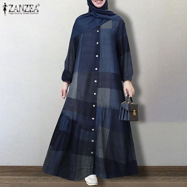 ethnic clothing women spring muslim dubai abaya zanzea plaid check long dress female puff sleeve turkey hijab robe casual button vestidos 23, Red
ethnic clothing women spring muslim dubai abaya zanzea plaid check long dress female puff sleeve turkey hijab robe casual button vestidos 23, Red