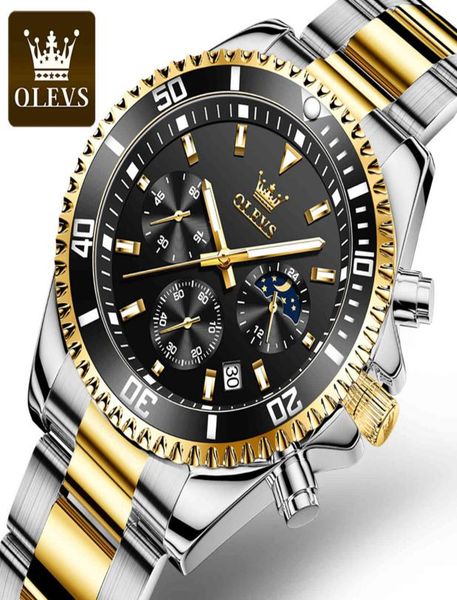 olevs brand for luxury designer 039s quartz moon phase calendar business gold watch men reloj hombre3398224, Slivery;brown
olevs brand for luxury designer 039s quartz moon phase calendar business gold watch men reloj hombre3398224, Slivery;brown