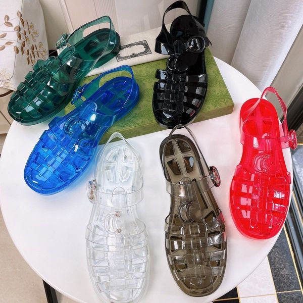 classic designers women sandal rubber slippers jelly sandals beach flat casual shoe alphabet candy colors outdoor roman transparent shoes si, Black
classic designers women sandal rubber slippers jelly sandals beach flat casual shoe alphabet candy colors outdoor roman transparent shoes si, Black