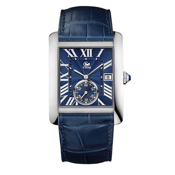 men's watch fully automatic mechanical movement with stable performance 316l stainless steel deep waterproof sapphire glass suitable fo, Slivery;brown