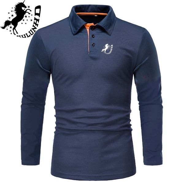 men's polos spring and autumn men long sleeve personality printed polo shirt 230317, White;black
men's polos spring and autumn men long sleeve personality printed polo shirt 230317, White;black