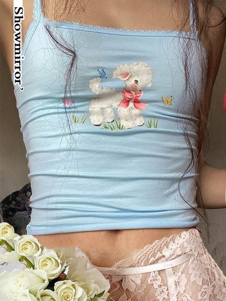 women s tanks camis showmirror camisole streetwear women vintage cute animal printed strapless crop tank y2k 90s party vest 230316, White
women s tanks camis showmirror camisole streetwear women vintage cute animal printed strapless crop tank y2k 90s party vest 230316, White