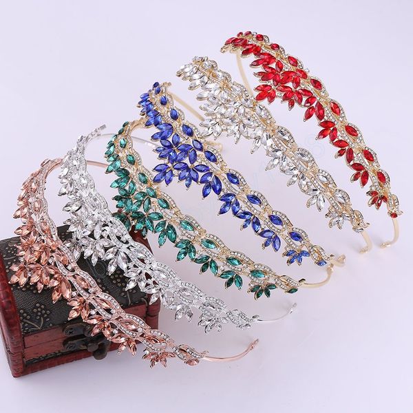 elegant green blue leaves rhinestone tiara crown for women party wedding bridal bride crystal tiara crown hair jewelry, Slivery;white
elegant green blue leaves rhinestone tiara crown for women party wedding bridal bride crystal tiara crown hair jewelry, Slivery;white