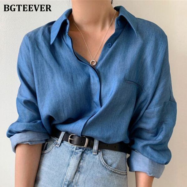 women's blouses shirts bgteever chic turn-down collar women blouses fashion single-breasted female solid shirts spring blusas femme 23, White
women's blouses shirts bgteever chic turn-down collar women blouses fashion single-breasted female solid shirts spring blusas femme 23, White