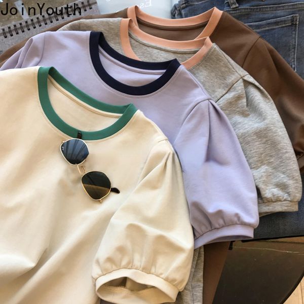women's t-shirt summer woman tshirts loose casual t shirts o-neck puff sleeve tees y2k clothes korean chic t-shirts vintage shirts wom, White
women's t-shirt summer woman tshirts loose casual t shirts o-neck puff sleeve tees y2k clothes korean chic t-shirts vintage shirts wom, White