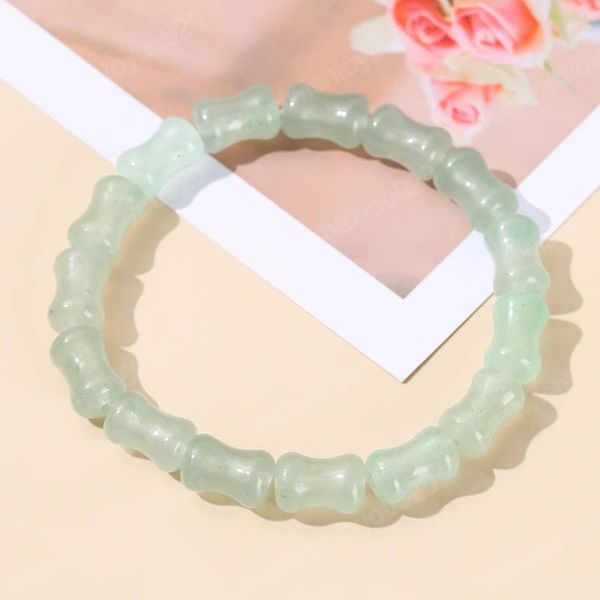 natural green aventurine jade bead bamboo jiont shape bracelets women vintage charm handmade jewelry energy bangles for gift, Golden;silver
natural green aventurine jade bead bamboo jiont shape bracelets women vintage charm handmade jewelry energy bangles for gift, Golden;silver