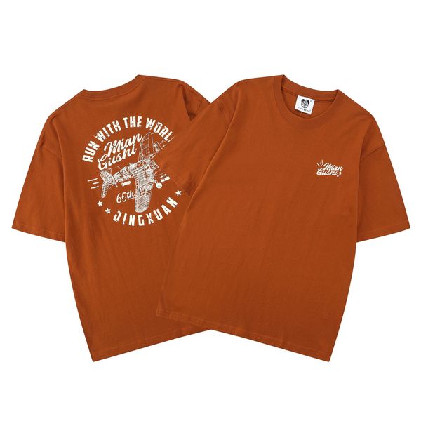 23ss summer usa retro air plane print tee t shirt men women hip hop street casual short sleeve pure cotton tshirt ct06, Black;brown
23ss summer usa retro air plane print tee t shirt men women hip hop street casual short sleeve pure cotton tshirt ct06, Black;brown