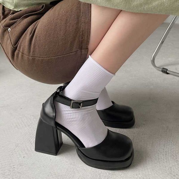 sandals women mary janes lolita shoes thick platform shoes sandals 2022 new high heels pumps summer party ladies shoes mujer zapatos, Black
sandals women mary janes lolita shoes thick platform shoes sandals 2022 new high heels pumps summer party ladies shoes mujer zapatos, Black