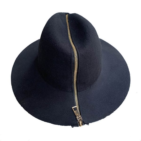 wide brim hats bucket hats zipper shallow fedora hat retro woolen hat ladies european punk chain novelty flat cap men hat street fashion wil, Blue;gray
wide brim hats bucket hats zipper shallow fedora hat retro woolen hat ladies european punk chain novelty flat cap men hat street fashion wil, Blue;gray