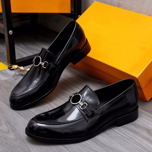 2023 mens dress shoes fashion genuine leather business office work formal flats male brand metal buckle party wedding oxfords zapatos hombr, Black
2023 mens dress shoes fashion genuine leather business office work formal flats male brand metal buckle party wedding oxfords zapatos hombr, Black