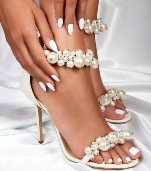 elegant summer maisel pearl embellished sandals shoes ankle strap lady high heels women's luxurious brand party dress wedding eu35-43, Black
elegant summer maisel pearl embellished sandals shoes ankle strap lady high heels women's luxurious brand party dress wedding eu35-43, Black