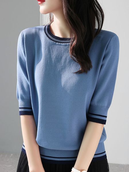 women's t-shirt camisetas de mujer summer short sleeve tshirt women contrast color ladies tees knitted casual clothes tee shirt femme 2, White
women's t-shirt camisetas de mujer summer short sleeve tshirt women contrast color ladies tees knitted casual clothes tee shirt femme 2, White