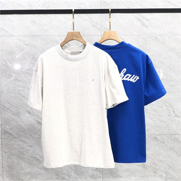 23ss spring summer embroidery tee t shirt europe short sleeve men women fashion cotton tshirt, Black;brown
23ss spring summer embroidery tee t shirt europe short sleeve men women fashion cotton tshirt, Black;brown
