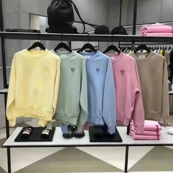 hoodie male and female designers amis paris hooded sweater embroidered red love spring round neck jumper couple sweatshirts, White;black
hoodie male and female designers amis paris hooded sweater embroidered red love spring round neck jumper couple sweatshirts, White;black
