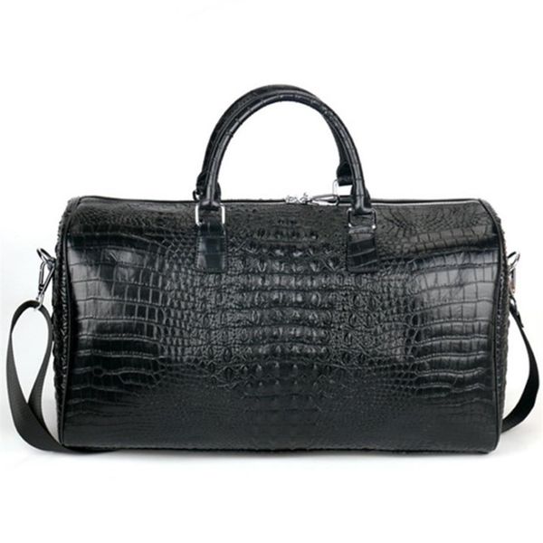 male genuine leather travel bag large crocodile pattern big fitness handbag luggage drums shoulder business computer bags black me263w
male genuine leather travel bag large crocodile pattern big fitness handbag luggage drums shoulder business computer bags black me263w