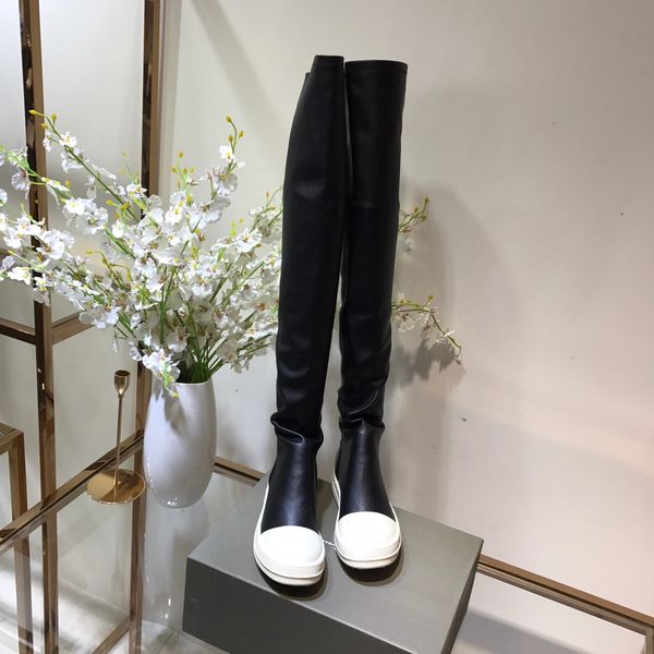 women genuine leather designer knee boots rick owen booties shoes platform boot shoe booties autumn winter round toe slip shoes luf0
women genuine leather designer knee boots rick owen booties shoes platform boot shoe booties autumn winter round toe slip shoes luf0