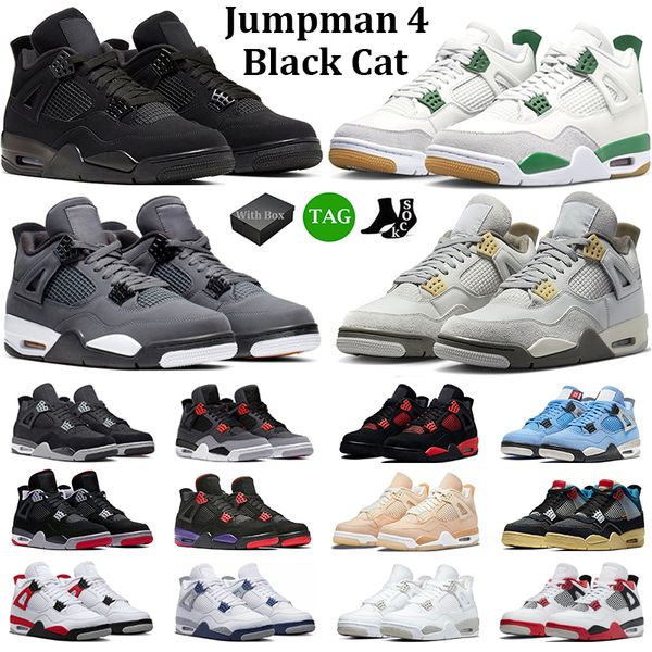 2023 4s mens with box jumpman 4 basketball shoes men women 4s black cat pine green cactus jack cool grey white oreo green metallic trainers
2023 4s mens with box jumpman 4 basketball shoes men women 4s black cat pine green cactus jack cool grey white oreo green metallic trainers