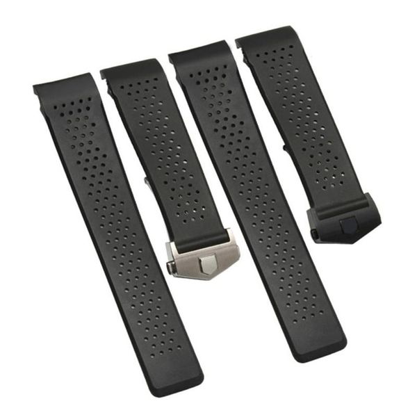 watch bands 22mm 24mm black ventilation band for tag carrera silicone rubber waterproof strap bracelet belt7477596, Black;brown
watch bands 22mm 24mm black ventilation band for tag carrera silicone rubber waterproof strap bracelet belt7477596, Black;brown