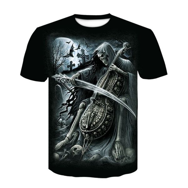 anime polos print polos horror skull 3d large men's t-shirt summer casual men's wear europe and america 01, Black;brown
anime polos print polos horror skull 3d large men's t-shirt summer casual men's wear europe and america 01, Black;brown