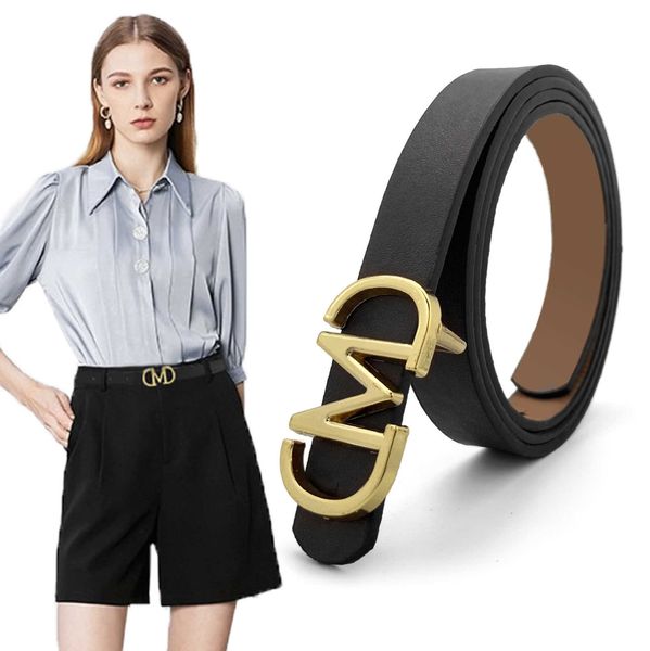 s new simple slim m buckle waist cover women's suit pants decorative white belt, Black;brown
s new simple slim m buckle waist cover women's suit pants decorative white belt, Black;brown