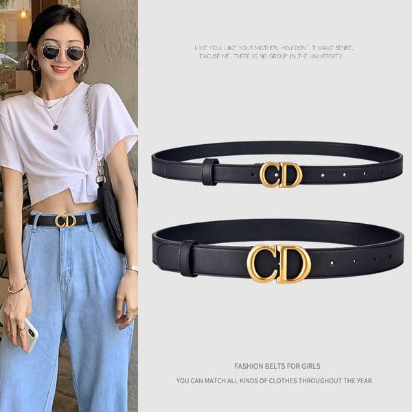 belts cd women's leather letter real cow versatile ins jeans skirt decorative thin belt, Black;brown
belts cd women's leather letter real cow versatile ins jeans skirt decorative thin belt, Black;brown